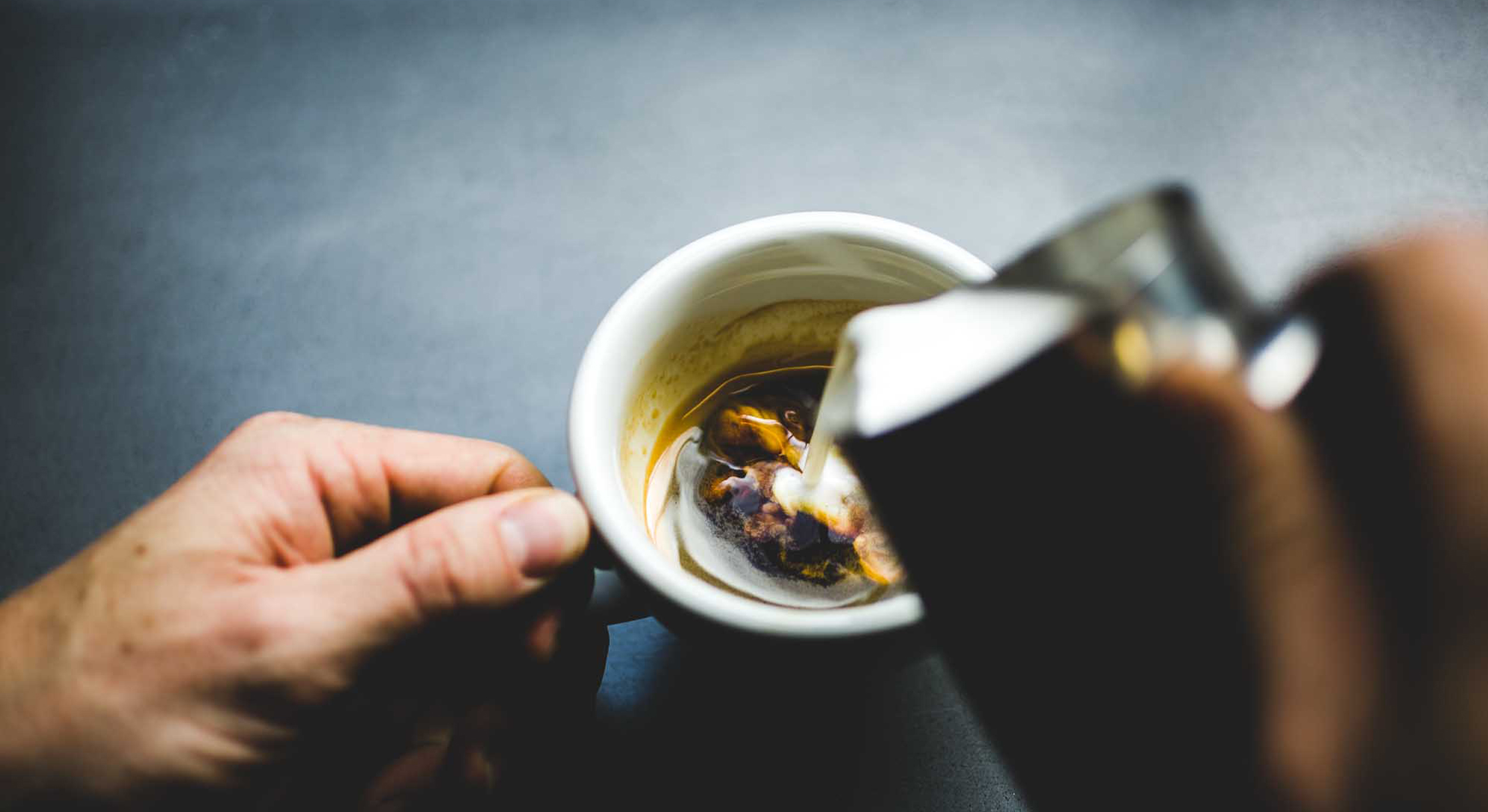 Coffe being made